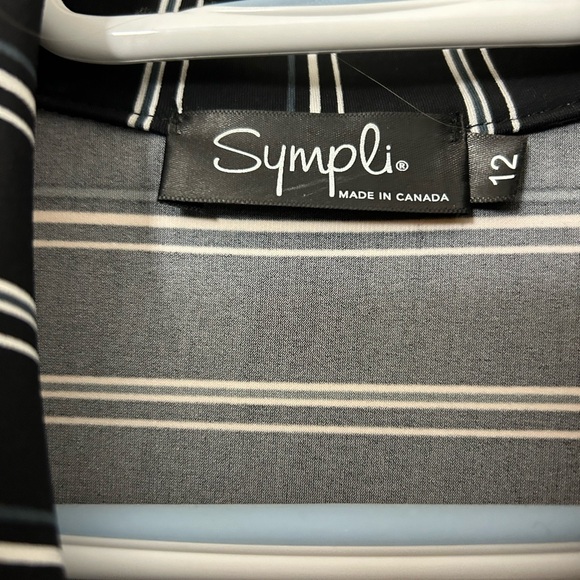 Sympli striped dress/cardigan. NWOT Size 12 - Picture 4 of 9
